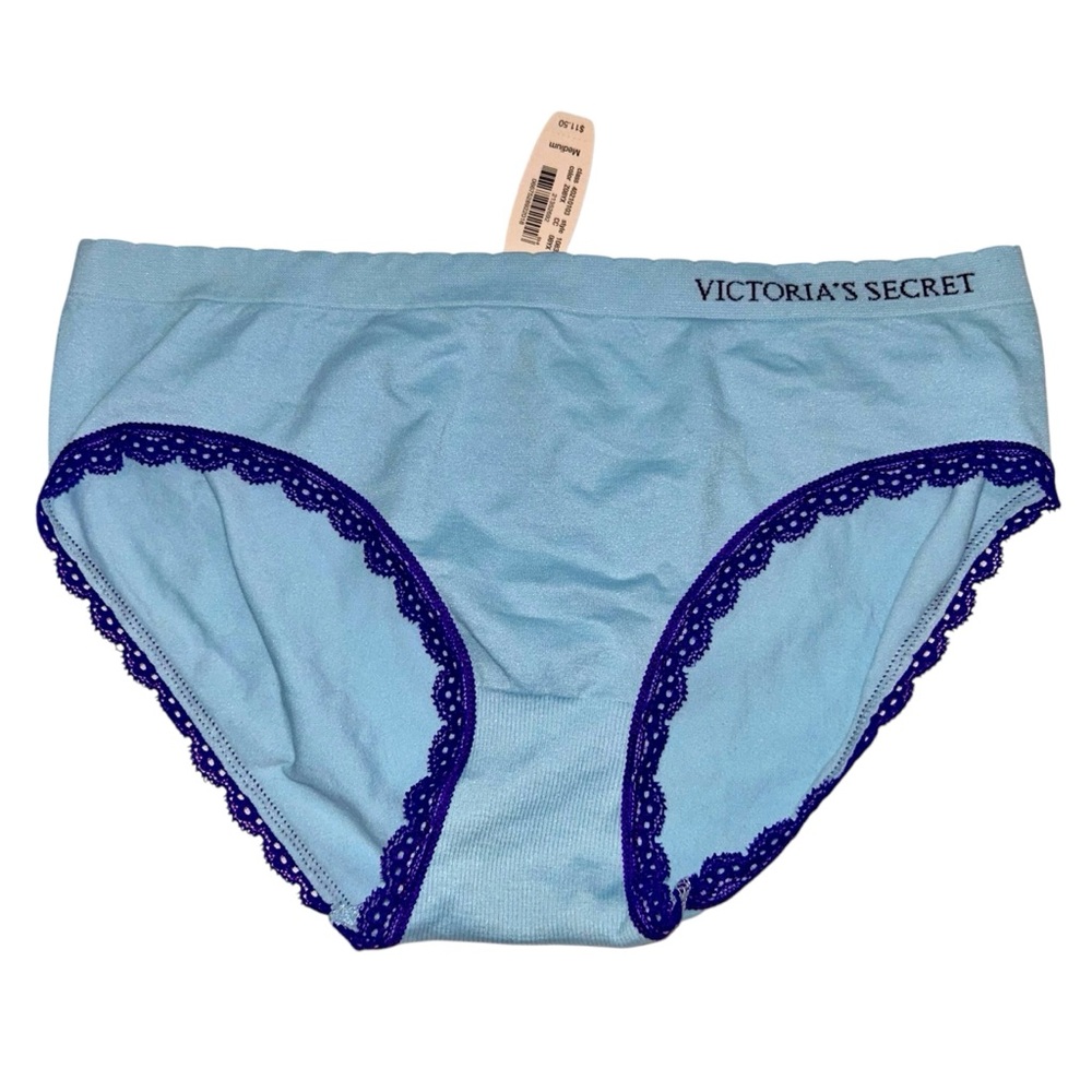 Victoria's Secret 2011 Purple Lace Trim Hiphugger Panty